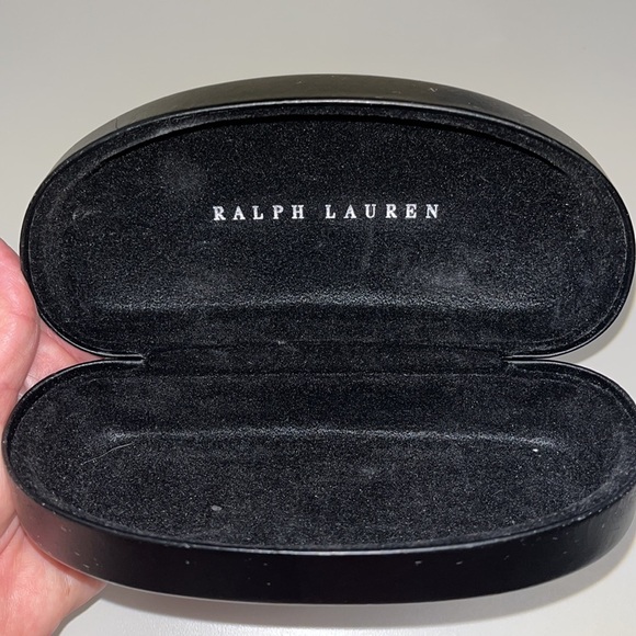 Ralph Lauren large clam styled hard black case, for Sun or eye glasses - Picture 6 of 6